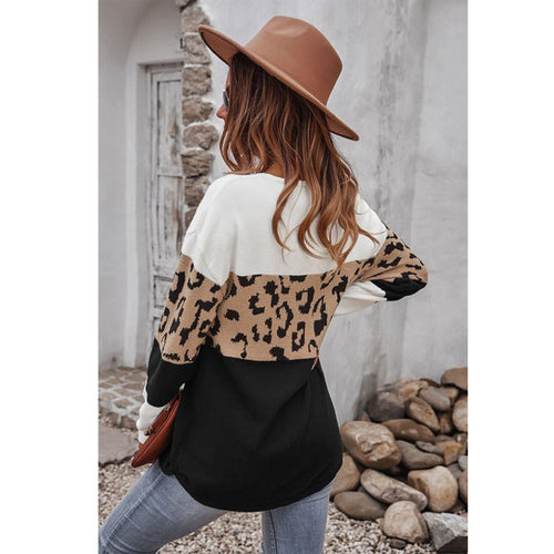 Animal Print Sweater-1